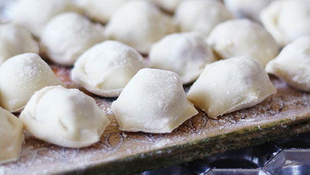 Dough prepared for bakery