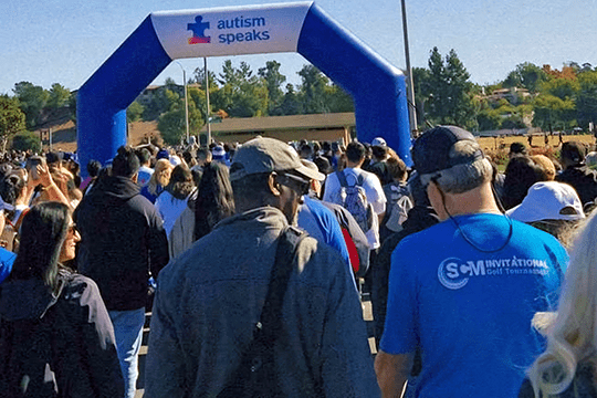 Group Autism speaks walk