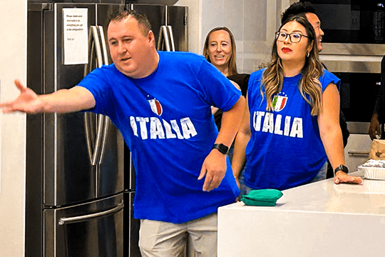 Office Olympics during an event
